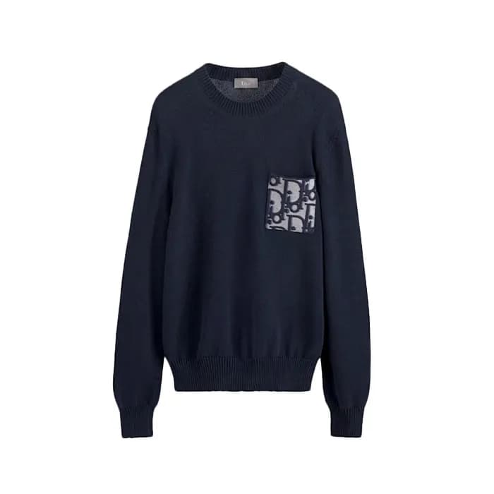디올 남성 라운드 니트 - Dior Mens Round Sweater - dic16885x - 1