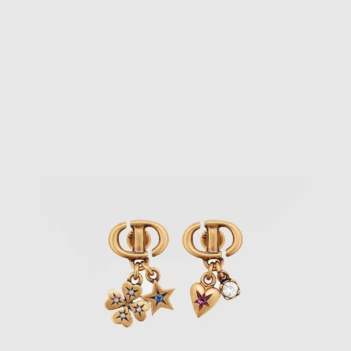 디올 여성 럭키 참 스터드 이어링 - Dior Womens Lucky Charms Stud Earring - acc9706x - 1
