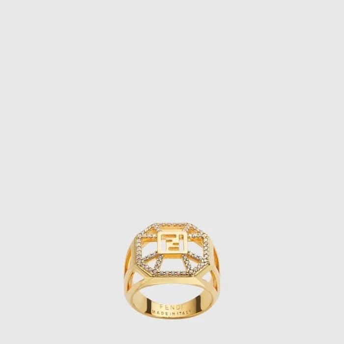 펜디 남/녀 오 락 링 - Fendi Unisex O Lock Ring - acc10092x - 1