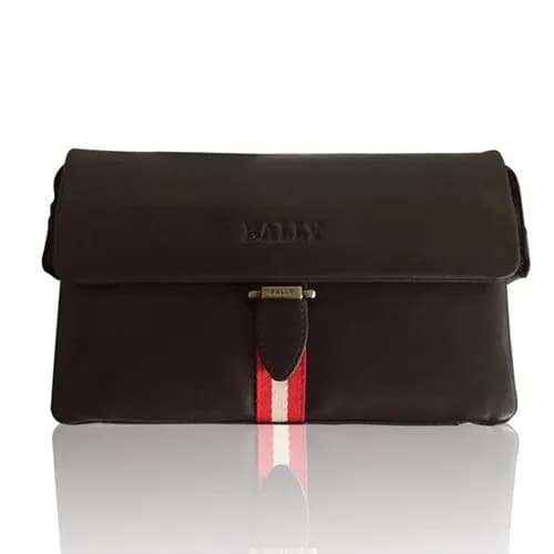 [발리] 브라운 수입가죽 남성용 클러치백 - ba0019b Bally Brown Leath… - 1