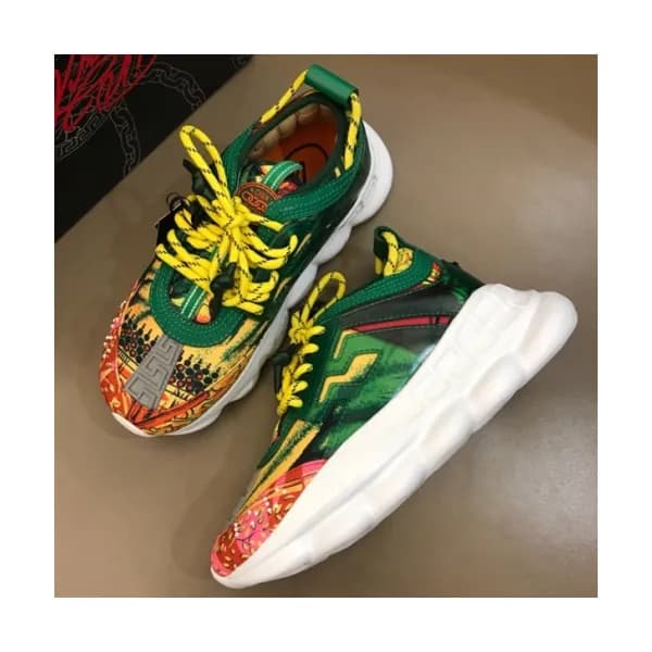 VERSACE 2018 MENS LEATHER RUNNING SHOES - 베르사체 남성 … - 1