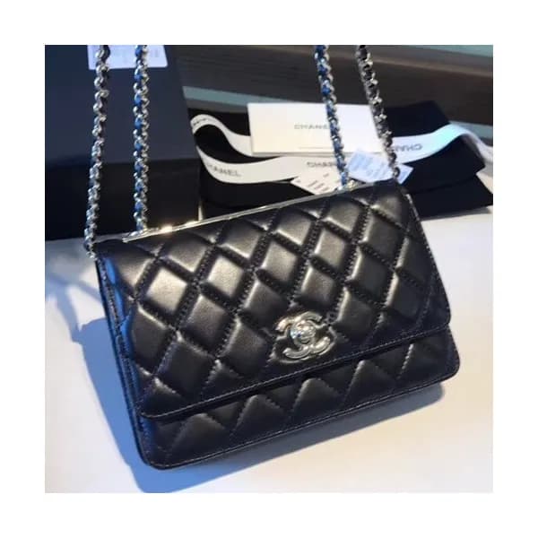 Chanel WOC Chain Cross Bag ,19CM - 샤넬 WOC 체인 크로스백,… - 1