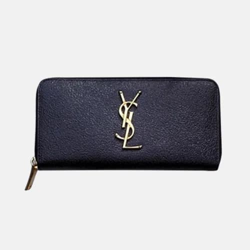 Saint Laurent 2018 Ladies Monogram Zip Round Long … - 1