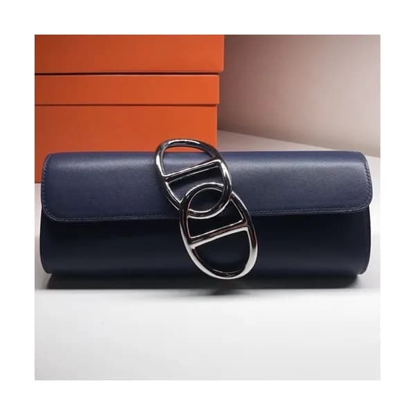 Hermes Egee Swift Leather Clutch Bag - 에르메스 에게 스위… - 1