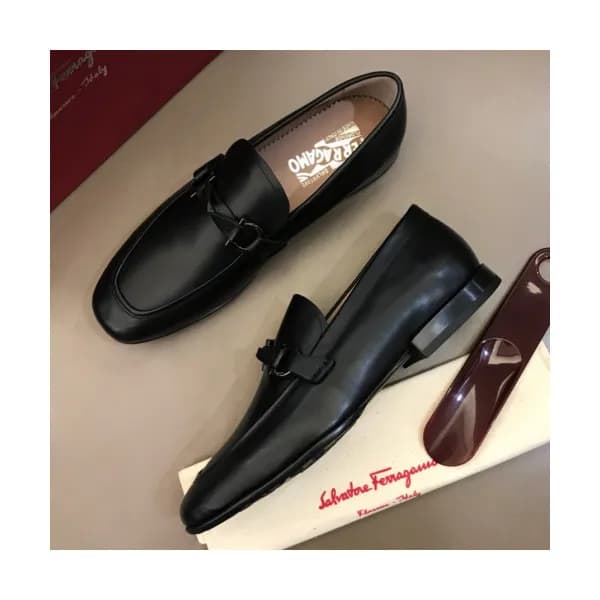 Ferragamo 2018 Mens U-tip Leather Loafer - 페레가모 남성… - 1