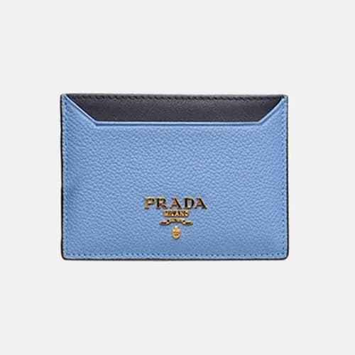 Prada 2019 Saffiano Steel Logo Card Holder 1MC208 … - 1