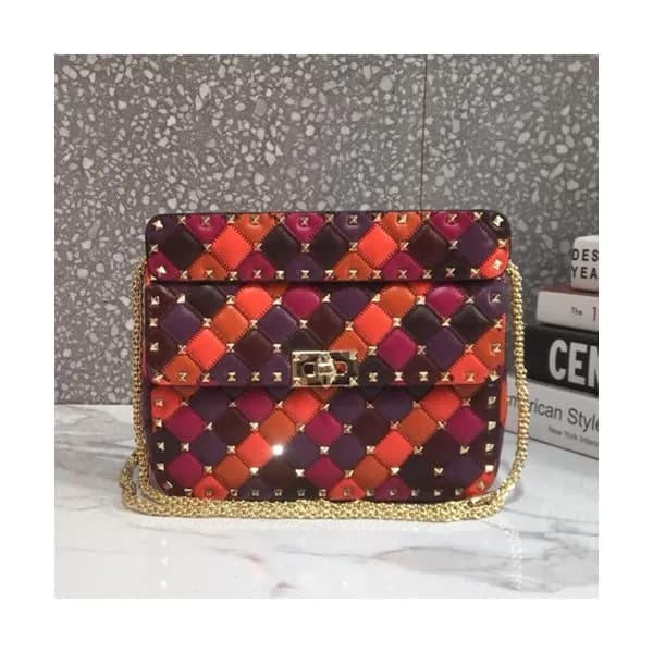 Valentino 2019 Leather Rockstud Spike Tote Shoudle… - 1