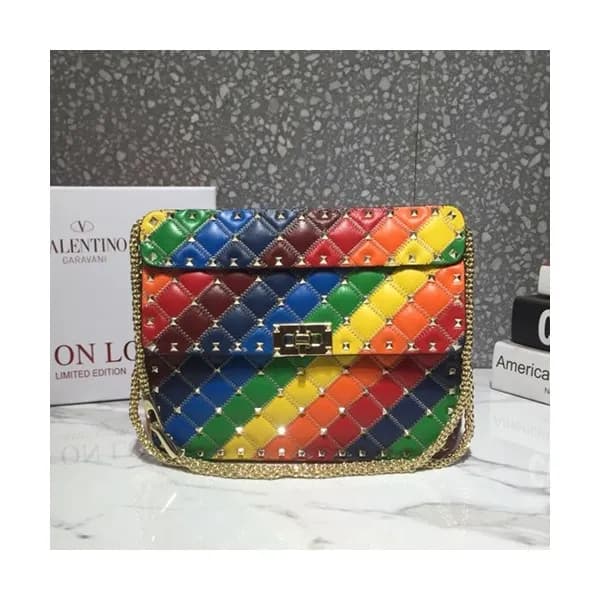 Valentino 2019 Leather Rockstud Spike Tote Shoudle… - 1
