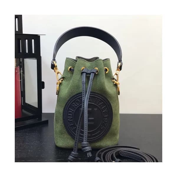 Fendi 2019 Mon Tresor Bucket Tote Shoulder Bag ,18… - 1