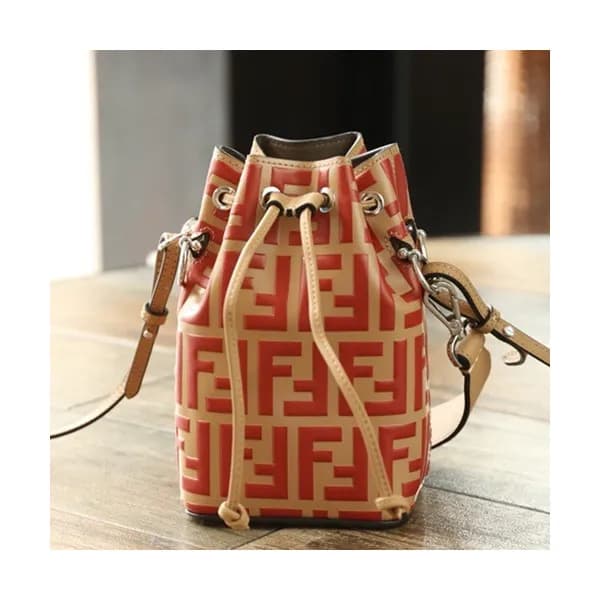 Fendi 2022 Mon Tresor Bucket Tote Shoulder Bag ,18… - 1