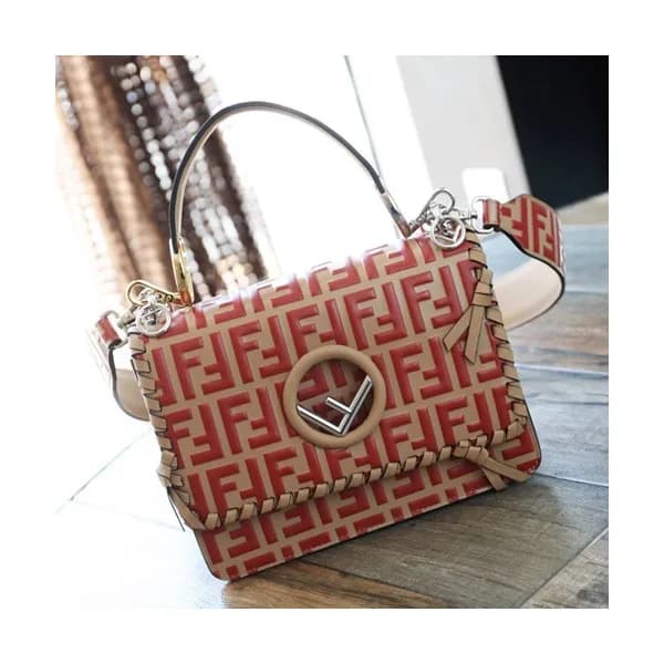 [매장판]Fendi Kan I F Shoulder Bag ,26CM - 펜디 칸아이 에프 … - 1