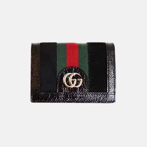 Gucci 2019 Ophidia Suede Card Case 523155 - 구찌 오피디… - 1
