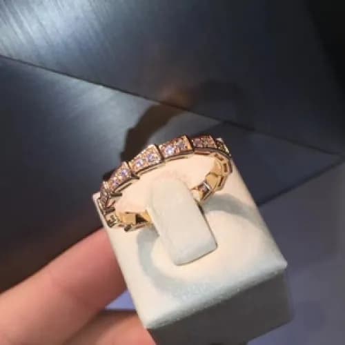 BULGARI Rose Gold ring - 불가리 여성용 로즈 골드 반지 BUL0028… - 1