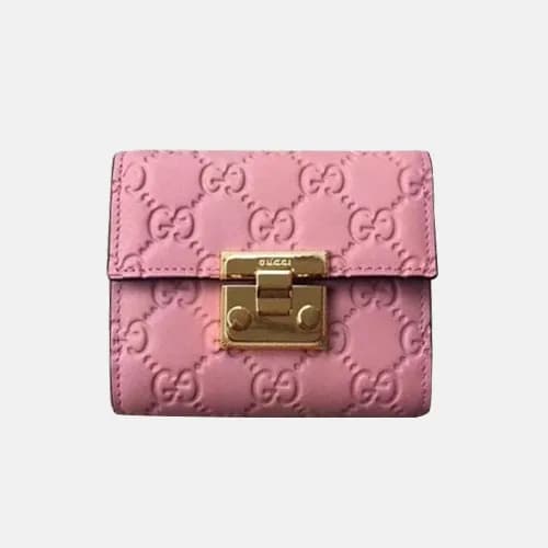 Gucci 2019 Padlock Leather Wallet,453155 - 구찌 패드락 … - 1