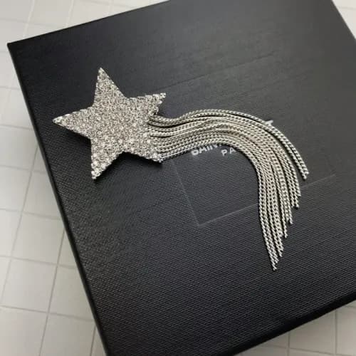 Saint Laurent Brooch -샤넬 브로치Sai0004.컬러(화이트 골드) - 1