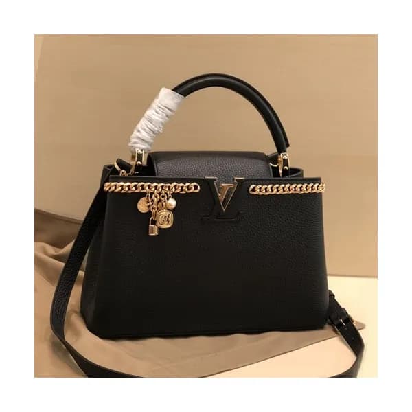 Louis Vuitton 2019 Capucines Tote Shoulder Bag,27c… - 1