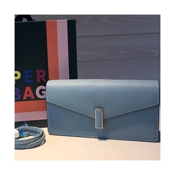 Valextra 2019 Epsom Leather Shoulder Bag,25CM - 발렉… - 1