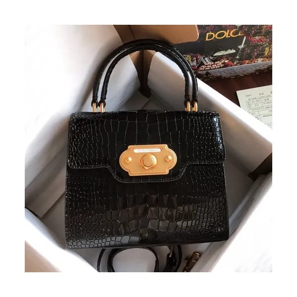 Dolce&Gabbana 2019 Leather Tote Shoulder Bag ,24CM… - 1