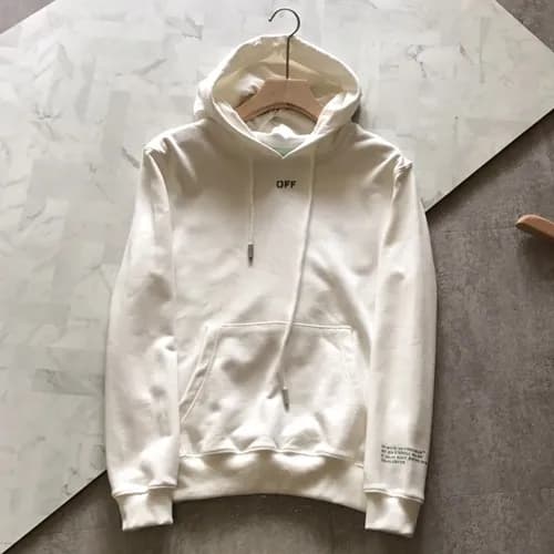 Off-white 2019 Mm/Wm Logo Wolf Cotton Hood Tee - 오… - 1