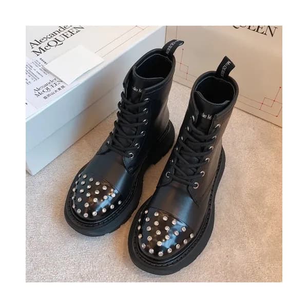 Alexander McQueen 2019 Ladies Leather Boots - 알렉산더… - 1