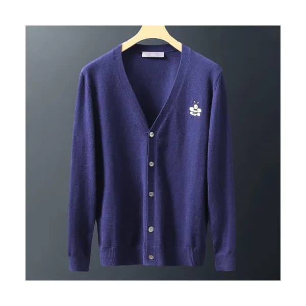 Dior 2019 Mens Retro Logo Wool Cardigan - 디올 2019 …