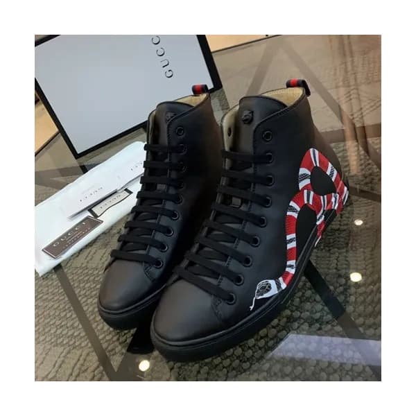 Gucci 2019 Mens Leather Sneakers - 구찌 2019 남성용 레더 … - 1