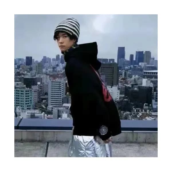Moncler x Palm Angels 2019 Mens Logo Cotton HoodT … - 1