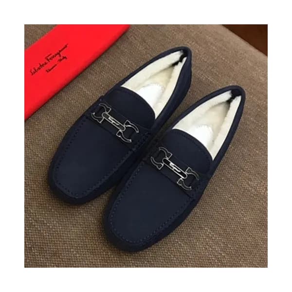 Ferragamo 2019 Mens Suede & Wool Loafer - 페라가모 201… - 1