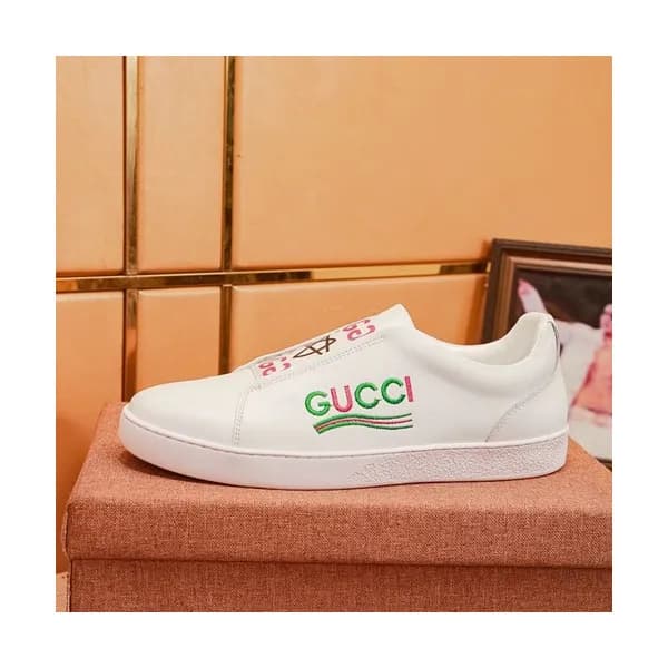Gucci 2019 Mens Leather Sneakers - 구찌 2019 남성용 레더 … - 1