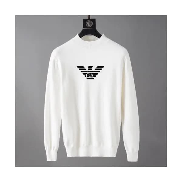Armani 2019 Mens Crew -neck Wool Sweater - 알마니 201… - 1