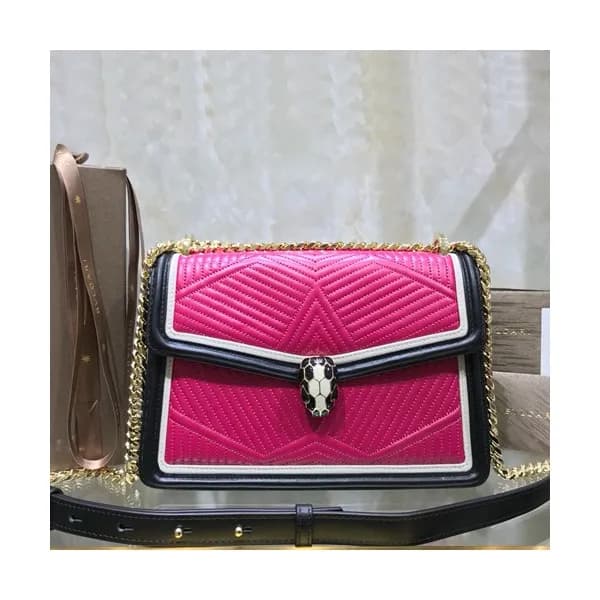 Bvlgari 2019 Serpenti Forever Chain Shoulder Bag,2… - 1