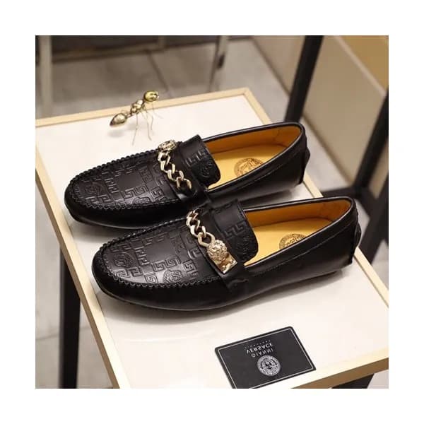 Versace 2020 Mens Leather Loafer - 베르사체 2020 남성용 … - 1
