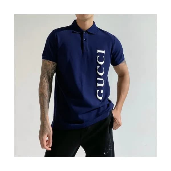 [매장판]Gucci 2020 Mens Logo Cotton Short Sleeved Pol… - 1
