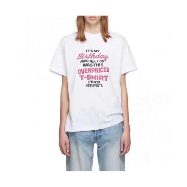[베트멍]Vetements 2020 Mm/Wm Printing Logo Cotton Sho… - 1