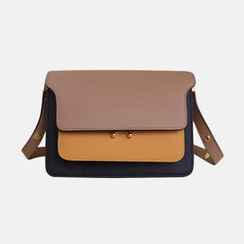 Marni 2020 Trunk Leather Shoulder Bag,23CM - 마르니 2… - 1