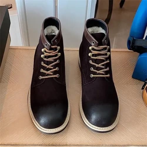 Ugg 2020 Men's Leather Wool Ankle Boots - 어그 2… - 1