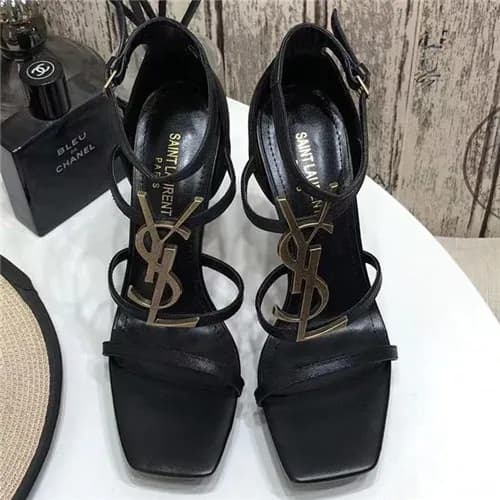 Saint Laurent 2021 Women's Leather High Heel S… - 1