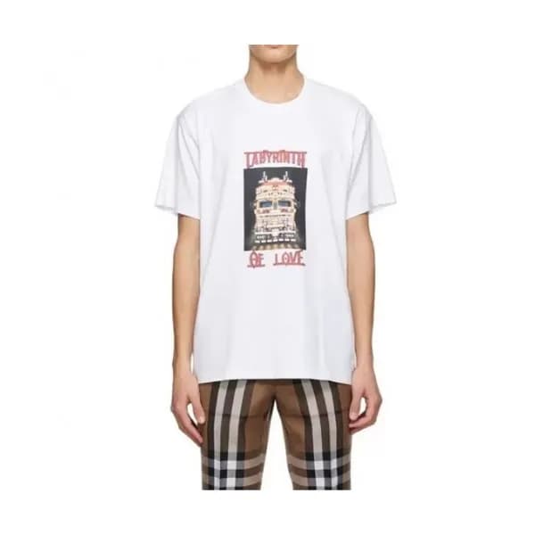 [버버리]Burberry 2021 Mm/Wm Logo Cotton Short Sleeved… - 1