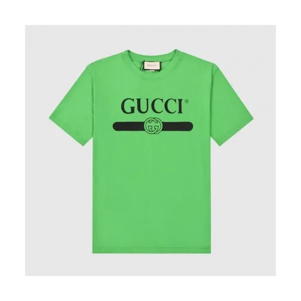 [매장판]Gucci 2021 Mm/Wm Logo Short Sleeved Tshirts -… - 1