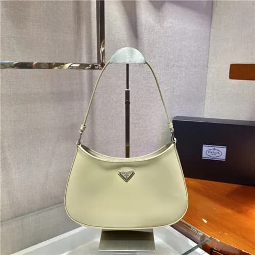 [매력터지는]Prada 2021 Women's Leather Hobo Bag,26.… - 1