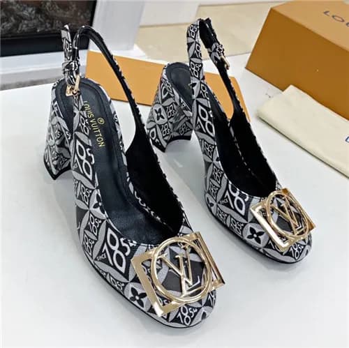 Louis Vuitton 2021 Women's Leather High Heel S… - 1