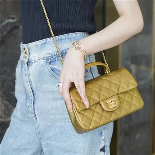 [매력만점]Chanel 2021 Women's Classic Flap Tote Ba… - 1