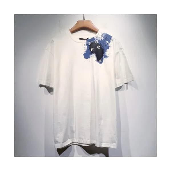 Louis vuitton Mm/Wm Logo Short Sleeved Tshirts Wh… - 1