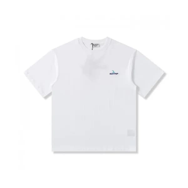 [매장판]Balenciaga Mm/Wm Logo Cotton Short Sleeved T… - 1