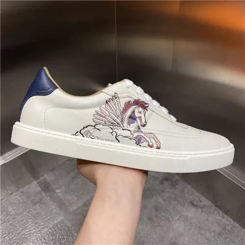 Hermes 2021 Men's Leather Sneakers,HERS0485 - … - 1