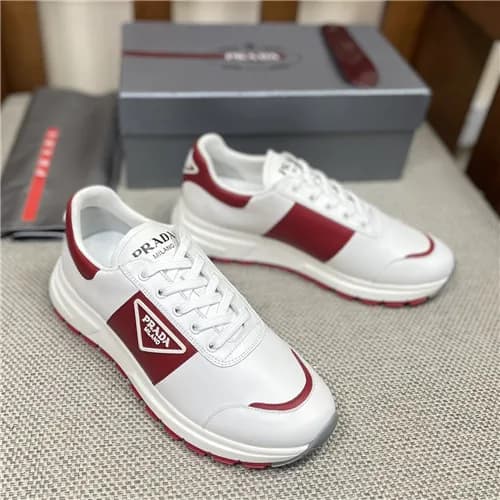 Prada 2021 Men's Leather Sneakers,PRAS0802 - 프… - 1