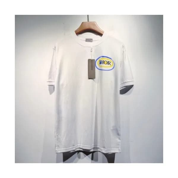 Dior Mm/Wm Casual Crew-neck Short Sleeved Tshirts… - 1