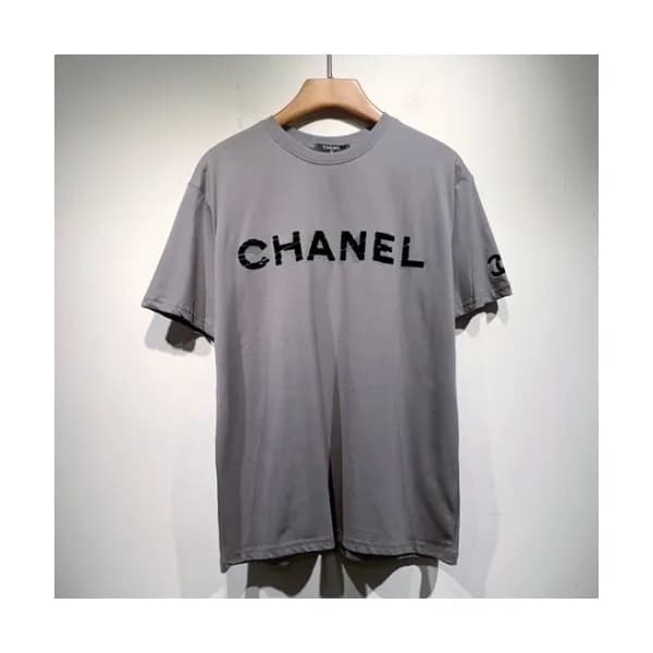 Chanel Mm/Wm 'CC' Logo Cotton Short Sleev… - 1