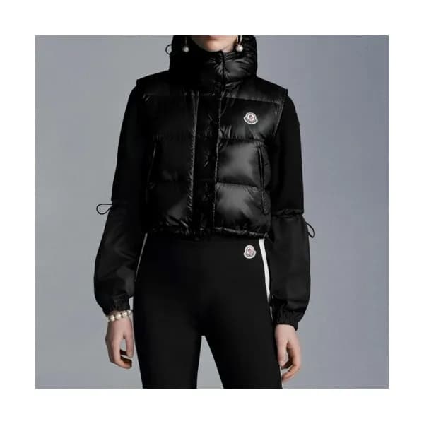 Moncler Womens Patch Logo Modern Duck Down Paddin… - 1