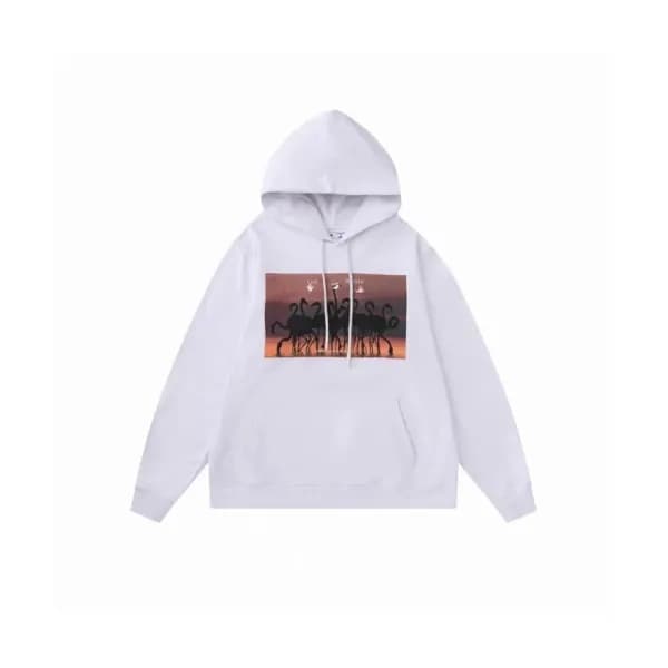 Off-white Mens Logo Cotton Hoodie White - 오프화이트 2… - 1